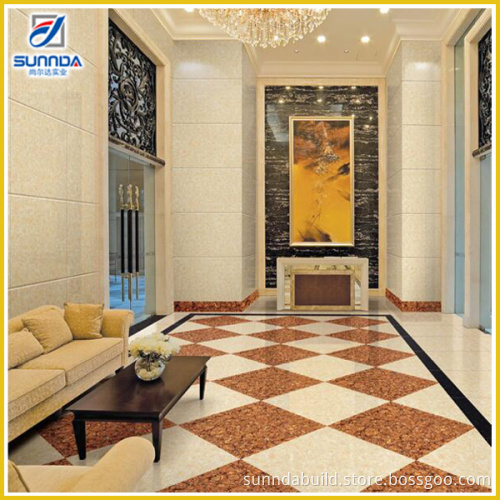 Porcelanato polished white and yellow and brown pulati floor and wall tile 60x60
